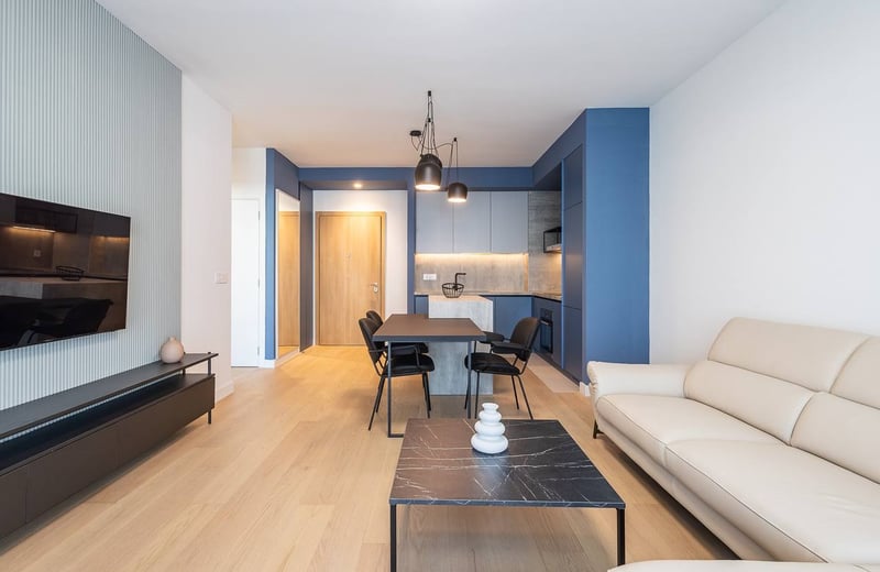 Rental of a new 2-room apartment, 57 m², BW King’s Park, Belgrade Waterfront, Belgrade, Serbia